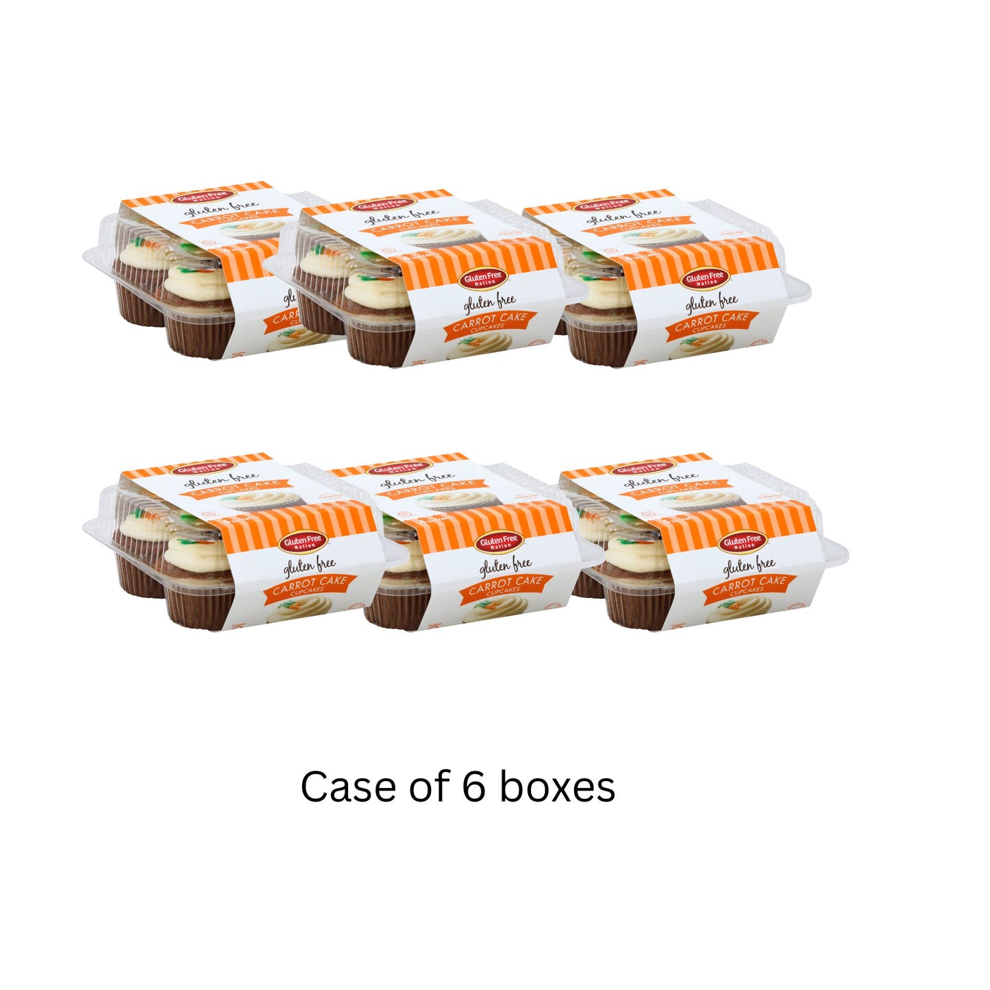 GF Carrot Cake Cupcakes- case of 8