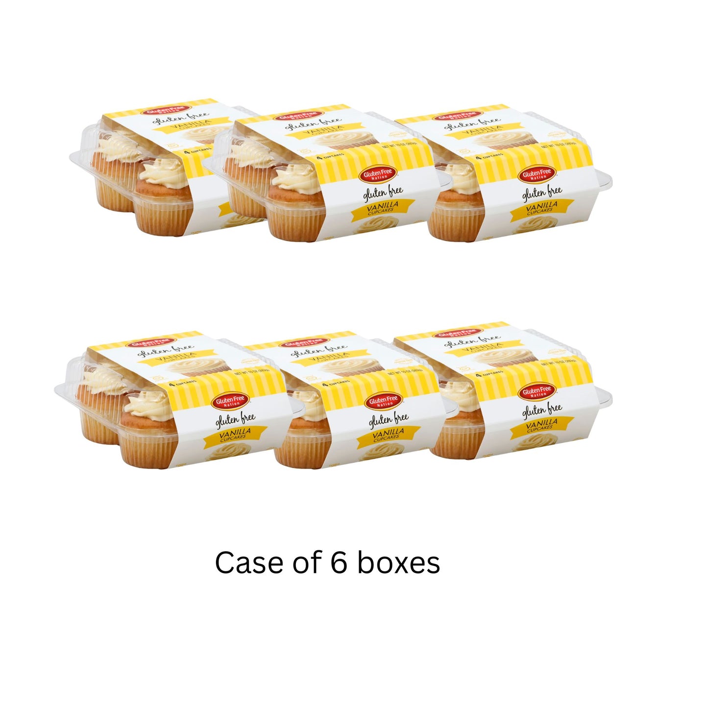 GF Vanilla Cupcakes- case of 8