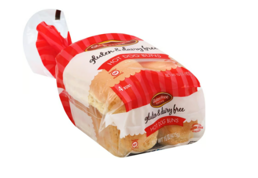 GF Hot Dog Buns- case of 6