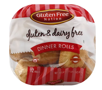 GF Dinner Rolls- case of 6