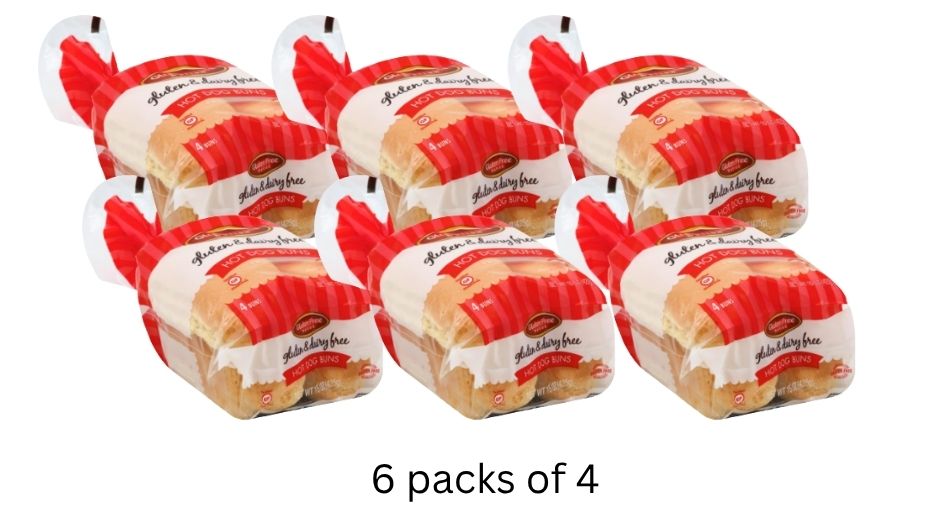GF Hot Dog Buns- case of 6
