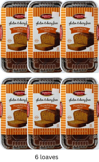 GF Pumpkin Bread- 6 loaves